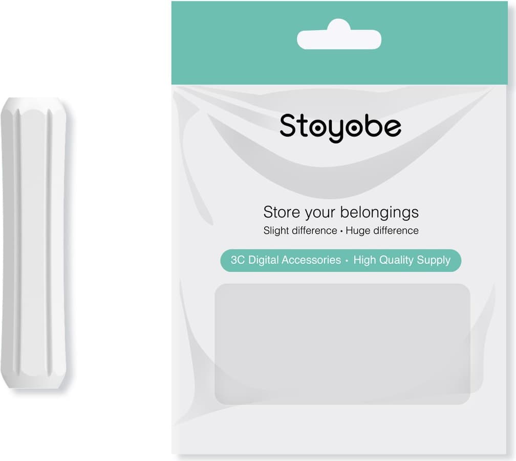 Силиконов грип за Apple Pencil, Apple Pencil 2 - Stoyobe Apple Pencil Silicone Holder Grip (бял)