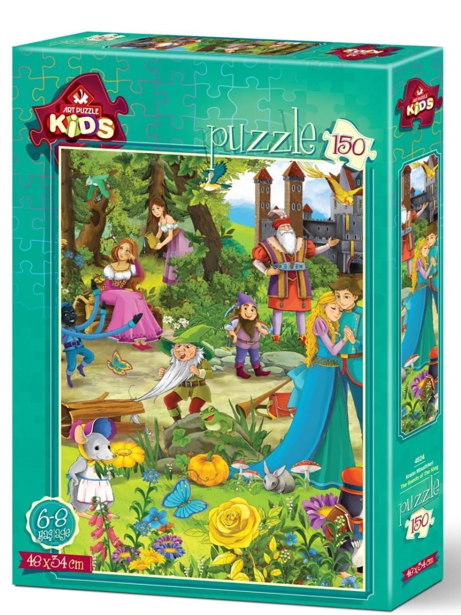 Детски пъзел Art Puzzle 150 части Къщата на краля