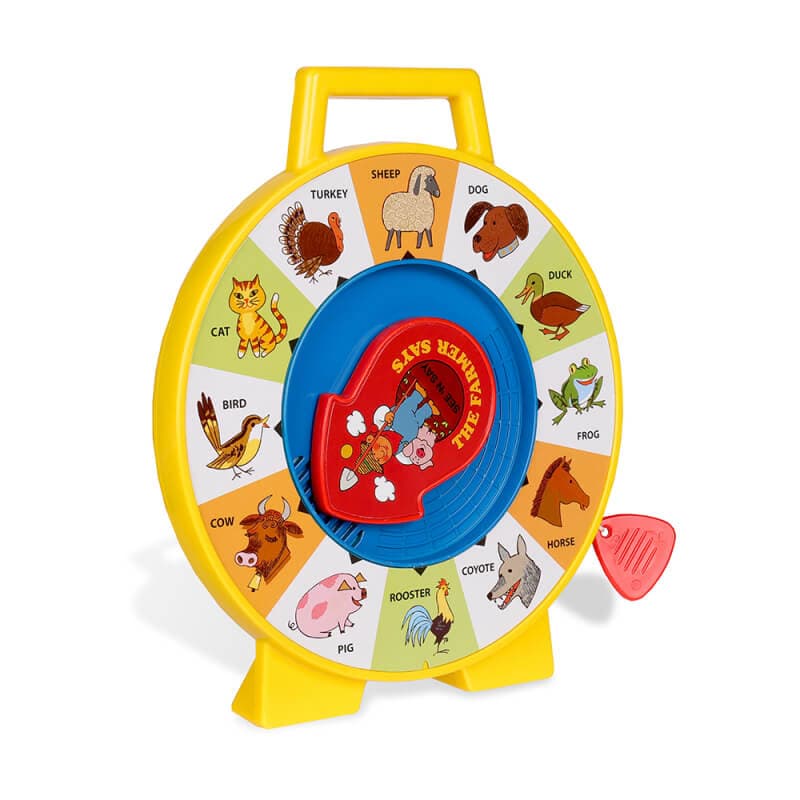 Образователна играчка колело - Fisher Price See n Say Farmer (жълт)