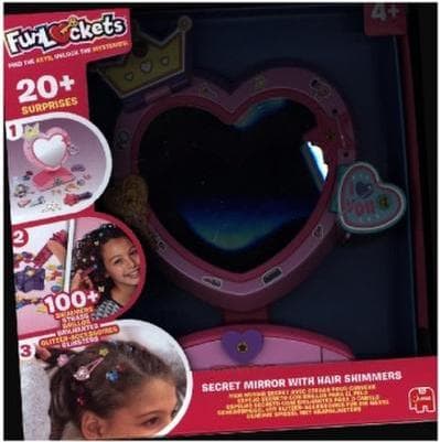 FUNLOCKETS ТАЙНО ОГЛЕДАЛО С АКСЕСОАРИ ЗА КОСА