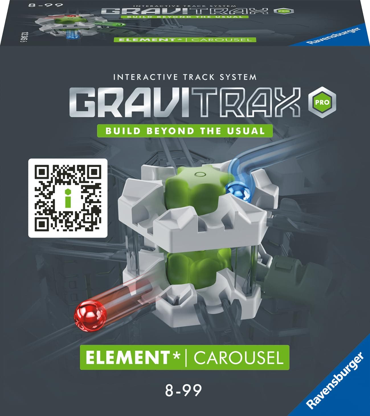 Настолна игра Ravensburger GraviTrax PRO - Допълнение: Елемент въртележката