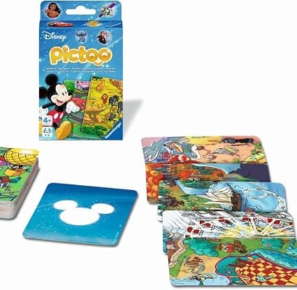 Игра с карти Ravensburger - Pictoo: Disney