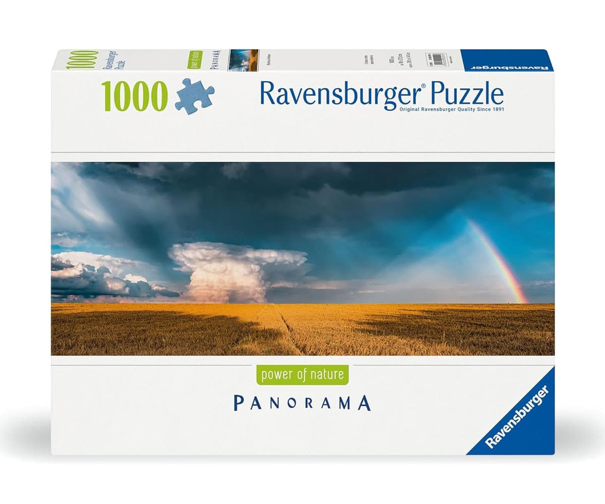 Пъзел Ravensburger панорама 1000 ел. - Мистично време на дъгата
