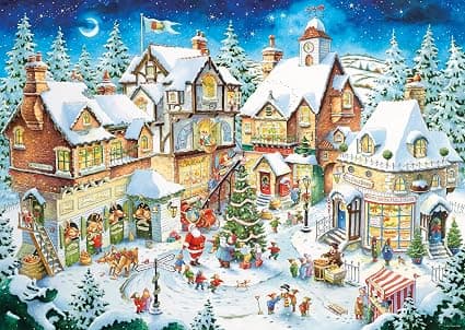 Пъзел Ravensburger 1000 ел. - Коледно селище