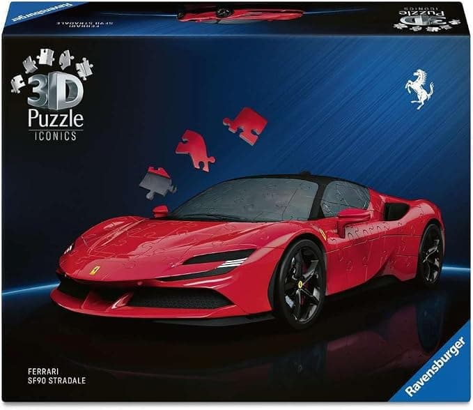 3D Пъзел Ravensburger 108 ел. - Iconics: Ferrari SF90 Stradale