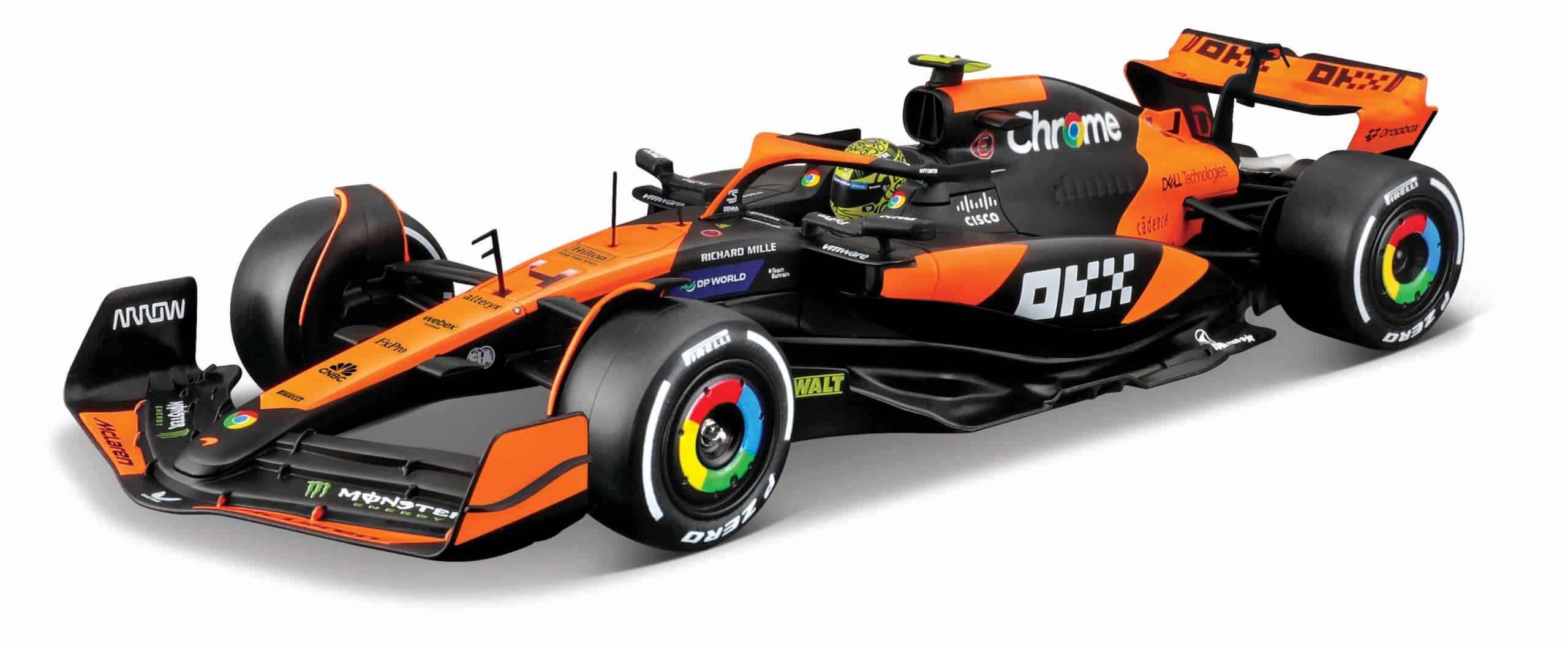 Bburago F1 - модел на кола 1:24 - McLaren Team MCL38 (2024) #81