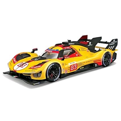 Bburago Ferrari - модел на кола 1:24 - Ferrari 499P Yellow