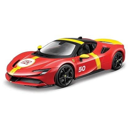 Bburago Ferrari - модел на кола 1:18 - SF90 Stradale Asseto Fiorano