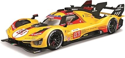 Bburago Ferrari - модел на кола 1:18 - 499P Yellow Deluxe