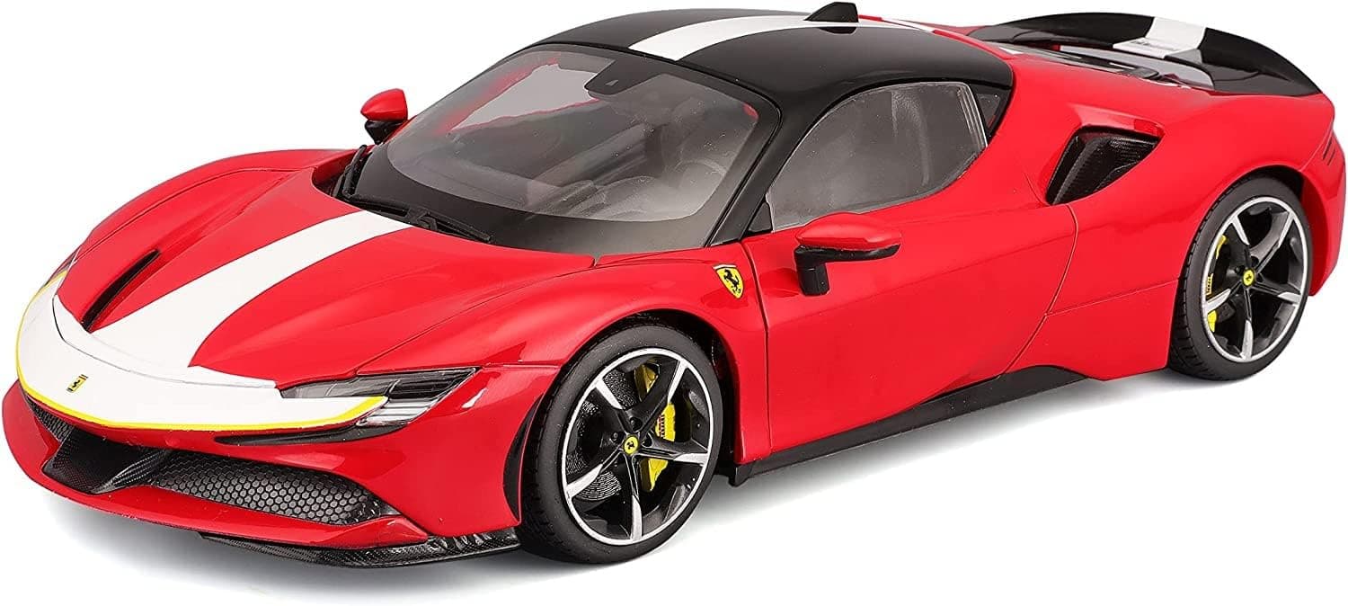 Bburago Ferrari Signature - модел на кола 1:18 - SF90 Stradale Assetto Fiorano