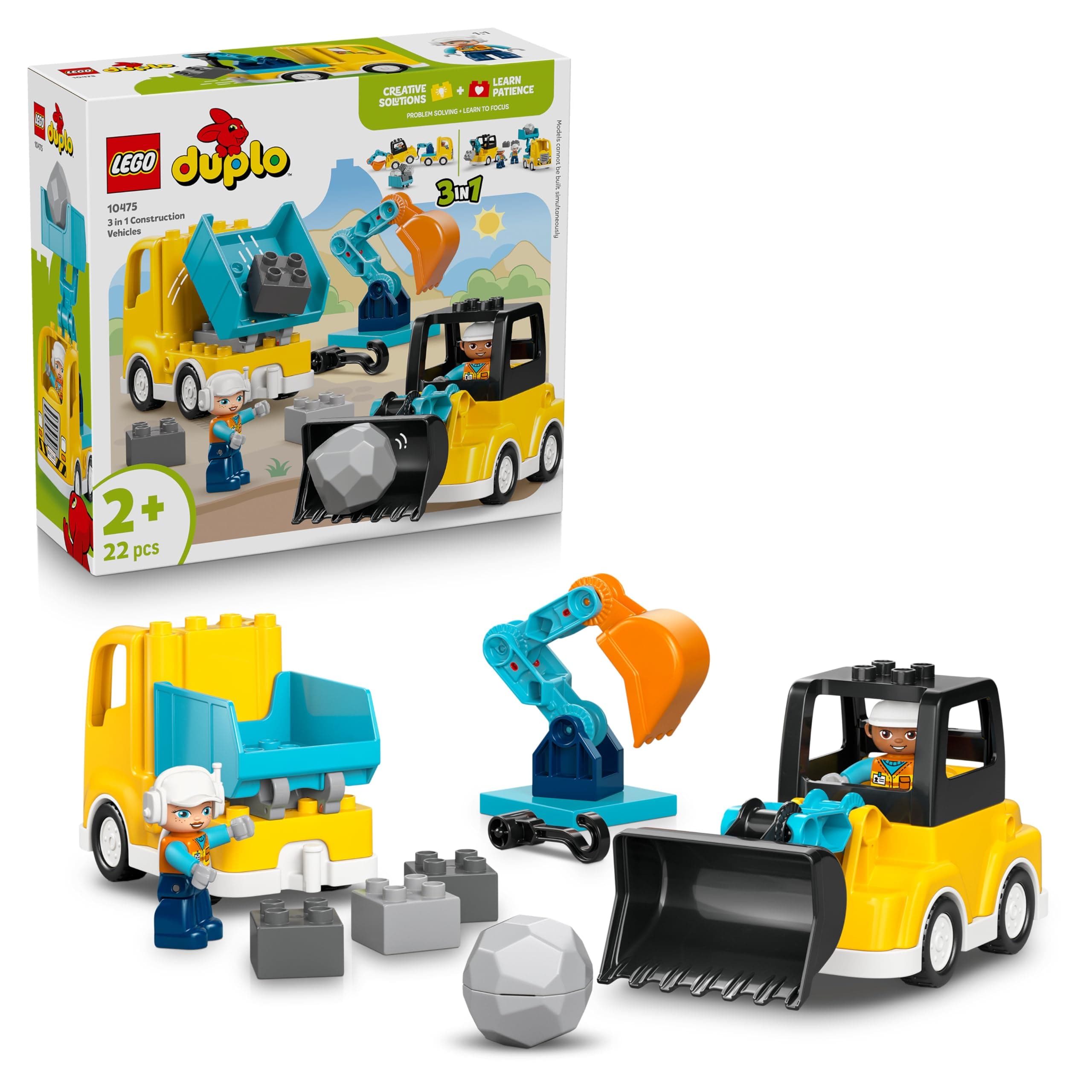 LEGO® DUPLO 10475 - Строителни машини 3 в 1