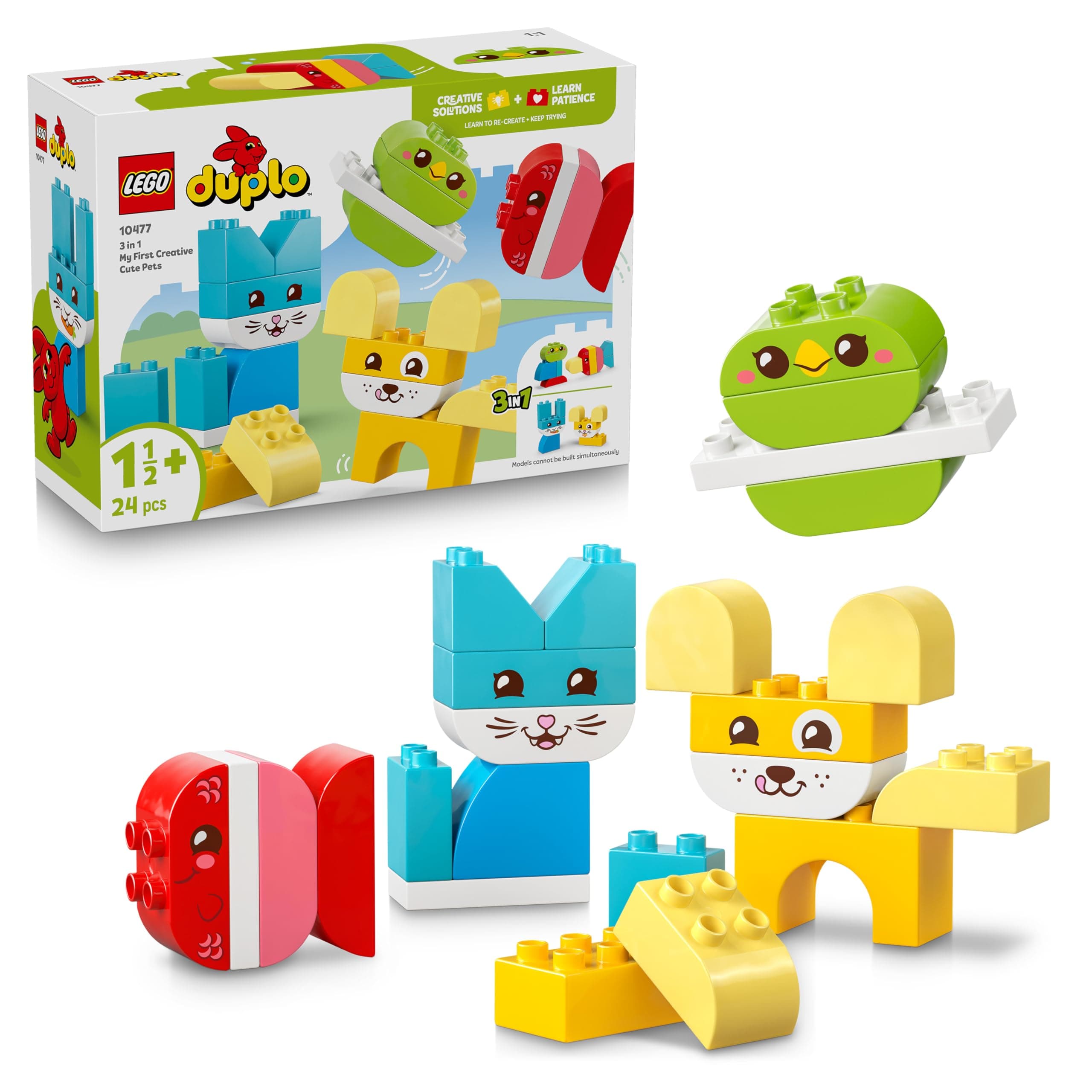 LEGO® DUPLO 10477 - Сладки домашни любимци 3 в 1