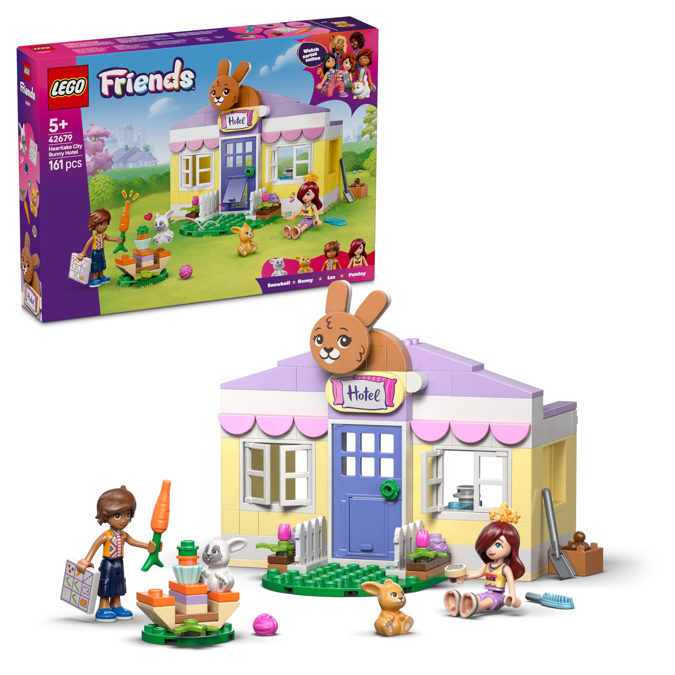LEGO® Friends 42679 - Хотел за зайчета в Хартлейк сити