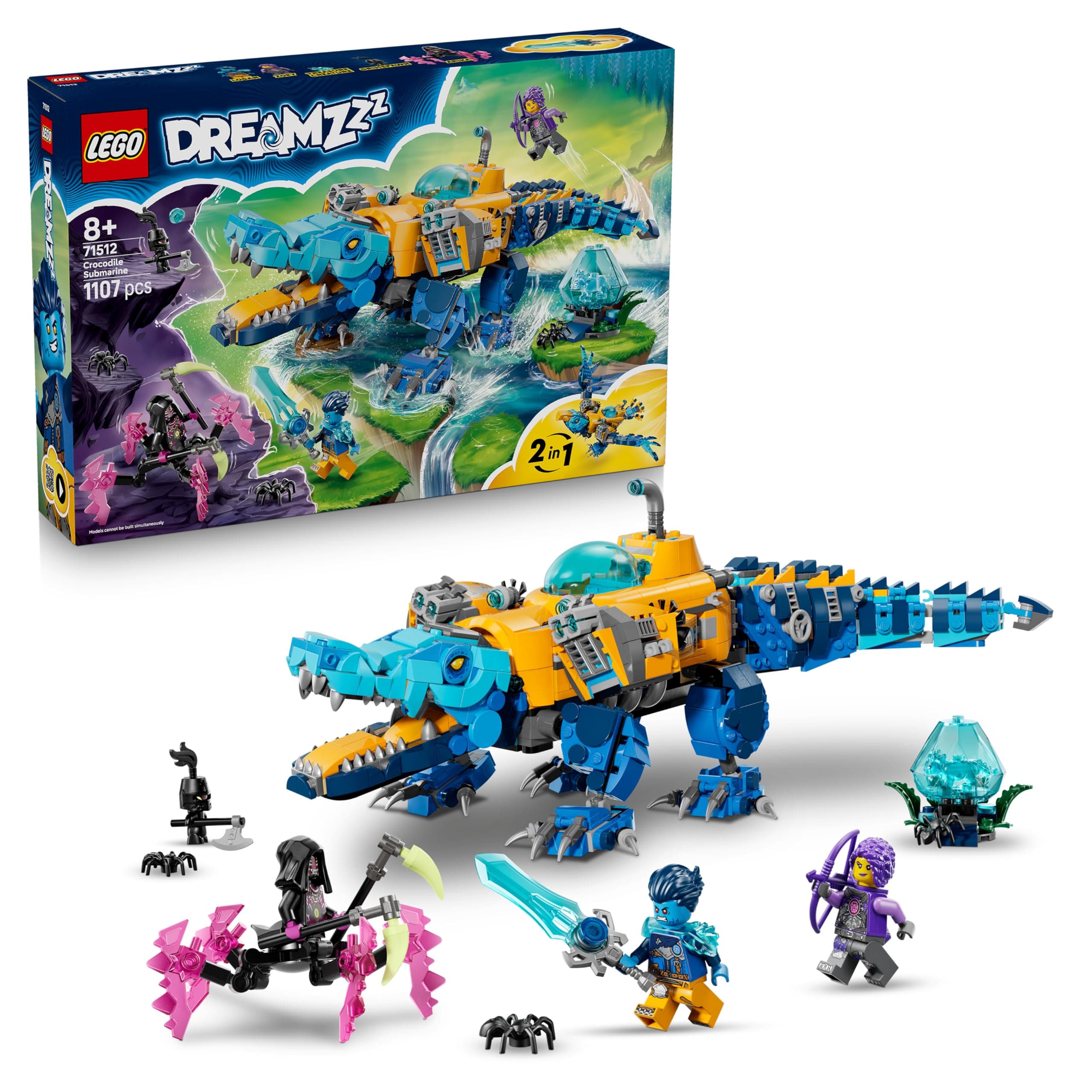 LEGO® DREAMZzz 71512 - Подводница-крокодил