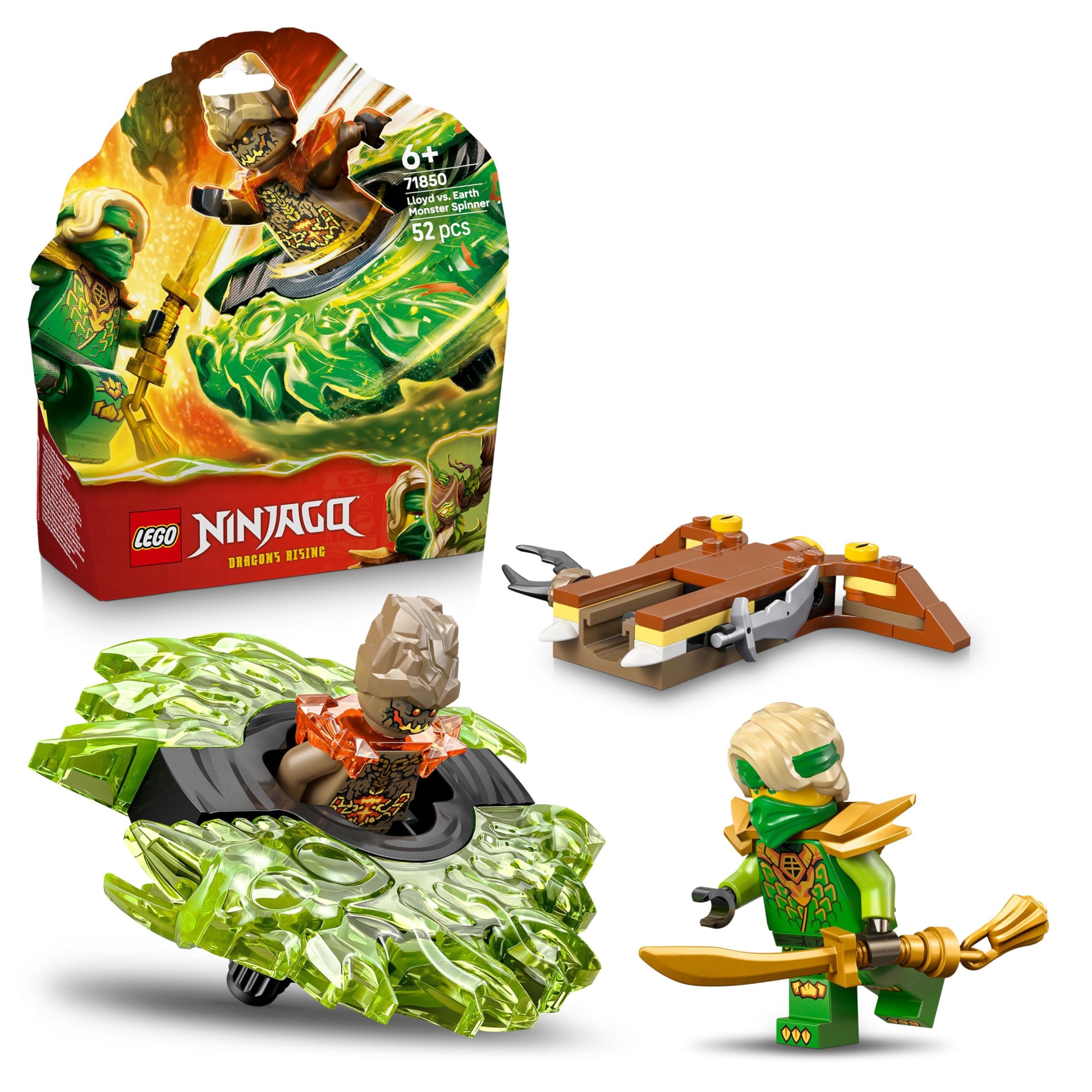 LEGO® NINJAGO 71850 - Спинер с Лойд срещу стихийно чудовище