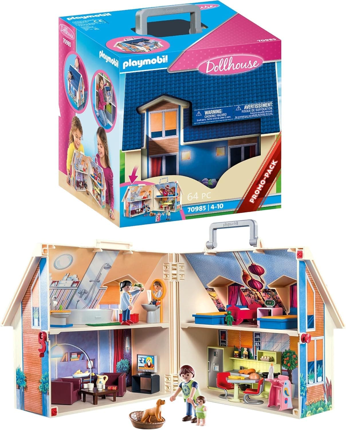 Playmobil - Вземете със себе си модерната къща за кукли