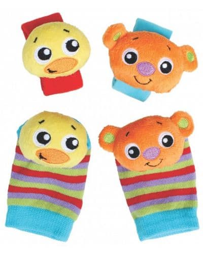 PLAYGRO ГРИВНИ ДРЪНКАЛКИ И ЧОРАПКИ ОТКРИТИЕ 0М+