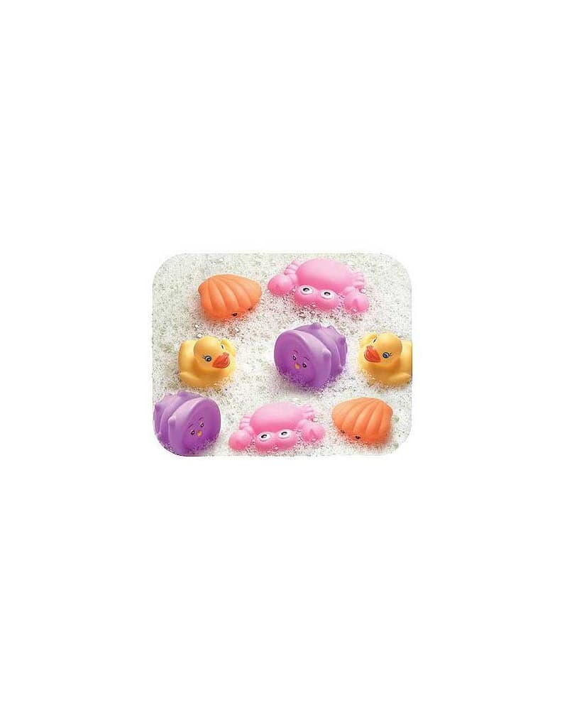 PLAYGRO ЖИВОТНИ ЗА БАНЯ РОЗОВ ЦВЯТ (8БР./ОП.) 6М+
