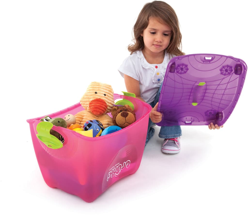 TRUNKI Кутия за играчки (розова)