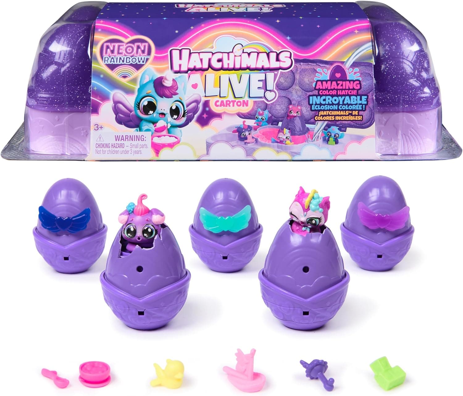 20151402 Hatchimals Alive! Сет Neon Rainbow