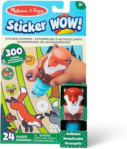 50243 Stiker WOW! Стик със стикери+книжка Fox
