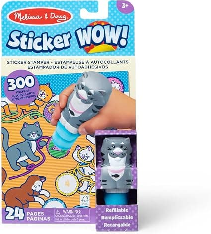 50693 Stiker WOW! Стик със стикери+книжка Cat