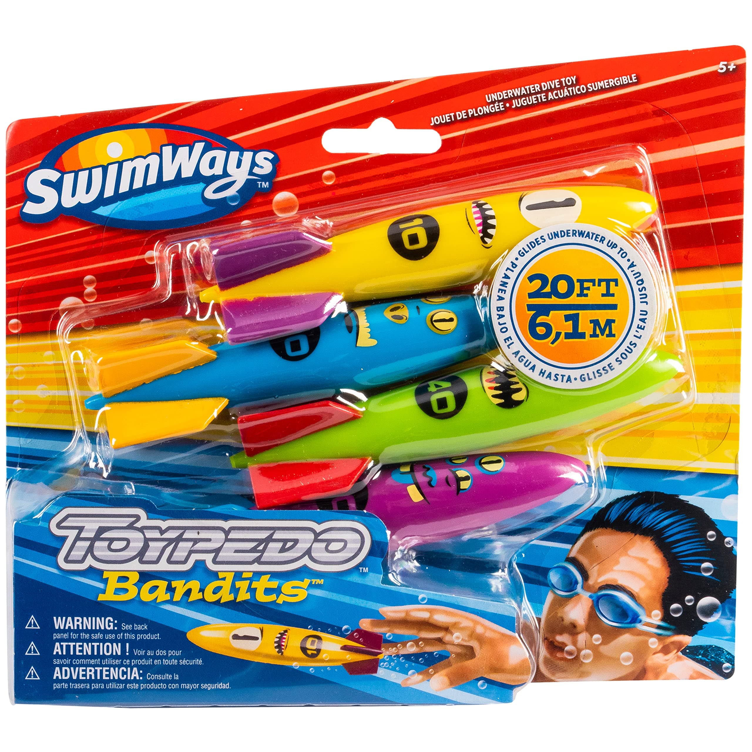 20116839 SwimWays Торпедо 4 броя Toypedo Bandits