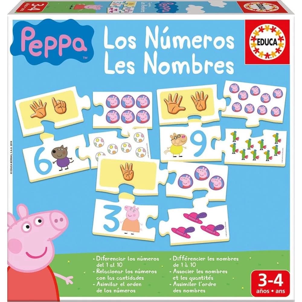Образователна игра, Educa, Peppa Pig, Числа