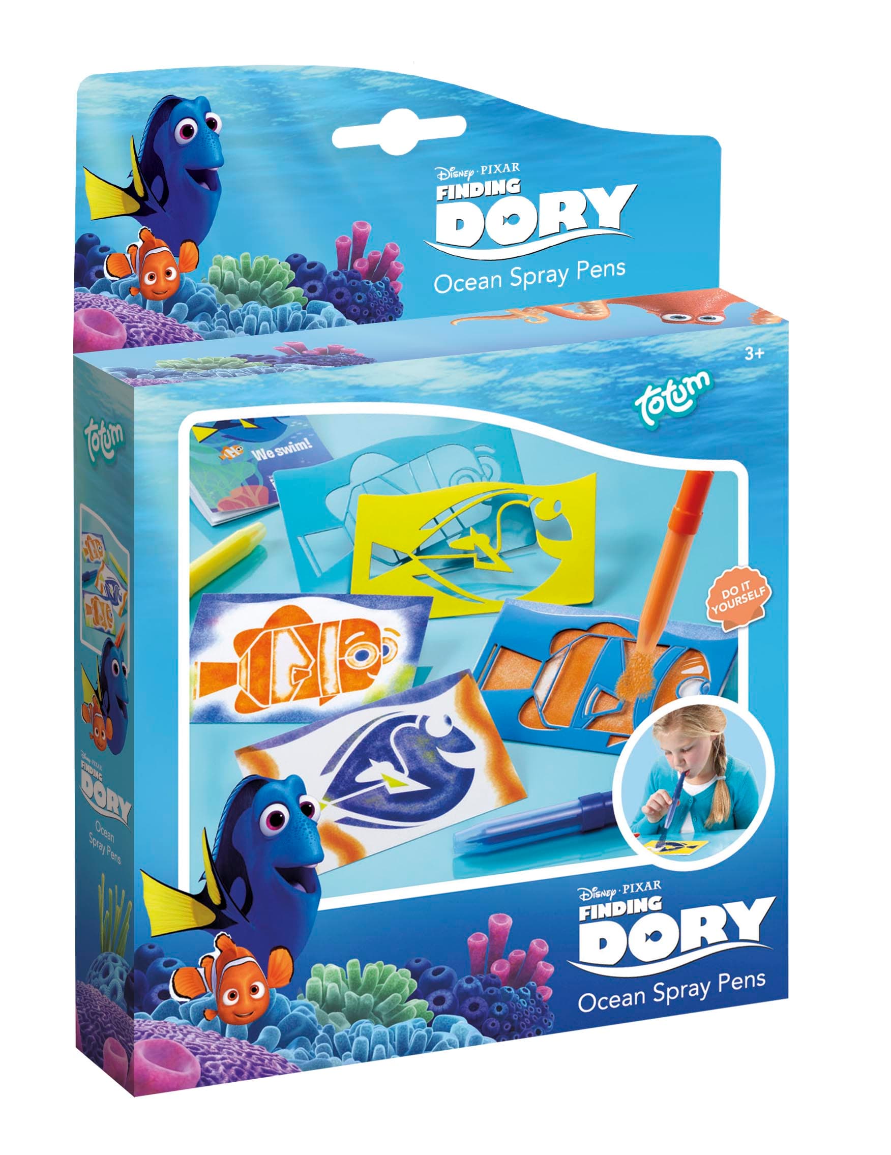 Творчески комплект, Totum, Finding Dory, Оцвети сам с духащи флумастери