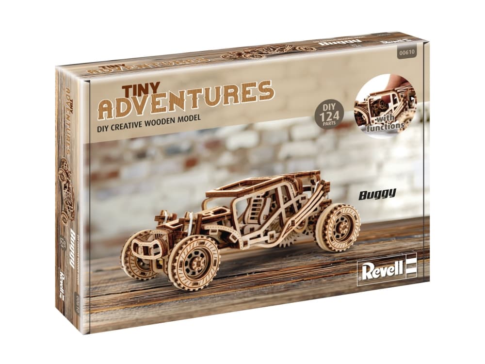 Сглобяем модел от дърво, Revell, Малки приключения, Бъги, 124 части