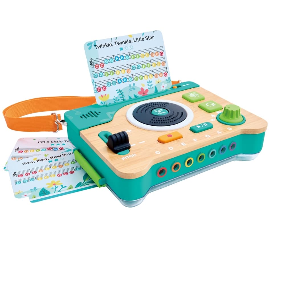 Интерактивна играчка, Hape, Дървен синтезатор, Звуци от природата
