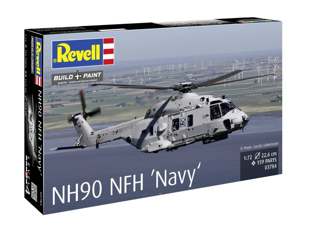 Сглобяем модел, Revell, Хеликоптер Navy NH90, 159 части