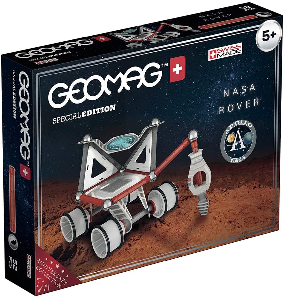 Образователна играчка конструктор - Geomag Nasa Rover Special Edition 52 Pcs (52 части)