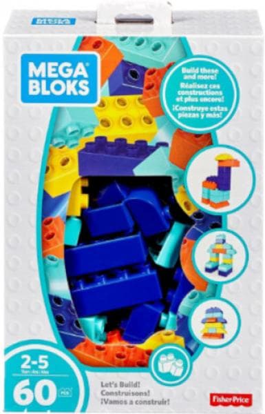 Конструктор за деца - Fisher Price Mega Blocks 60 pcs. (60 части)
