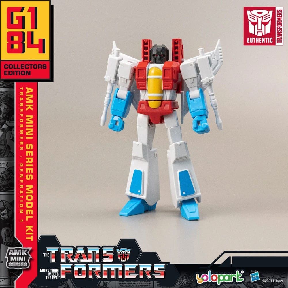 Колекционерска екшън фигурка - Transformers Starscream Generation One Mini Series Model Kit 10 cm (шарен)