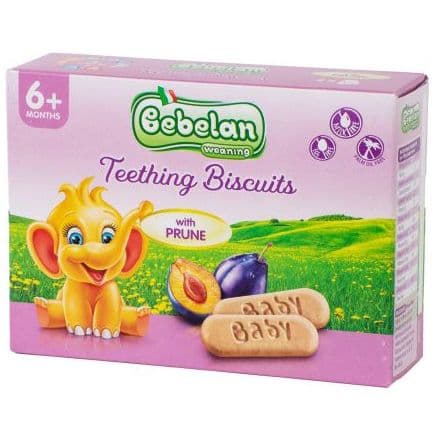 Бебешки бисквити Bebelan със слива 6+м 200гр.