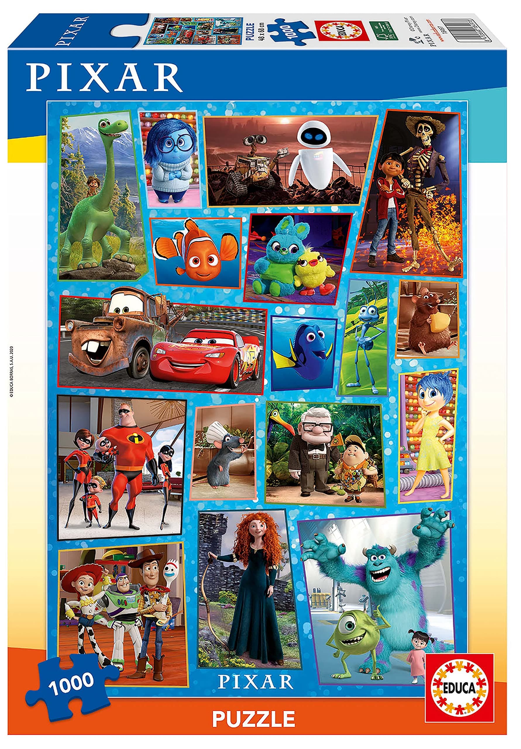 Пъзел Educa PIXAR FAMILY 1000ч. 18497