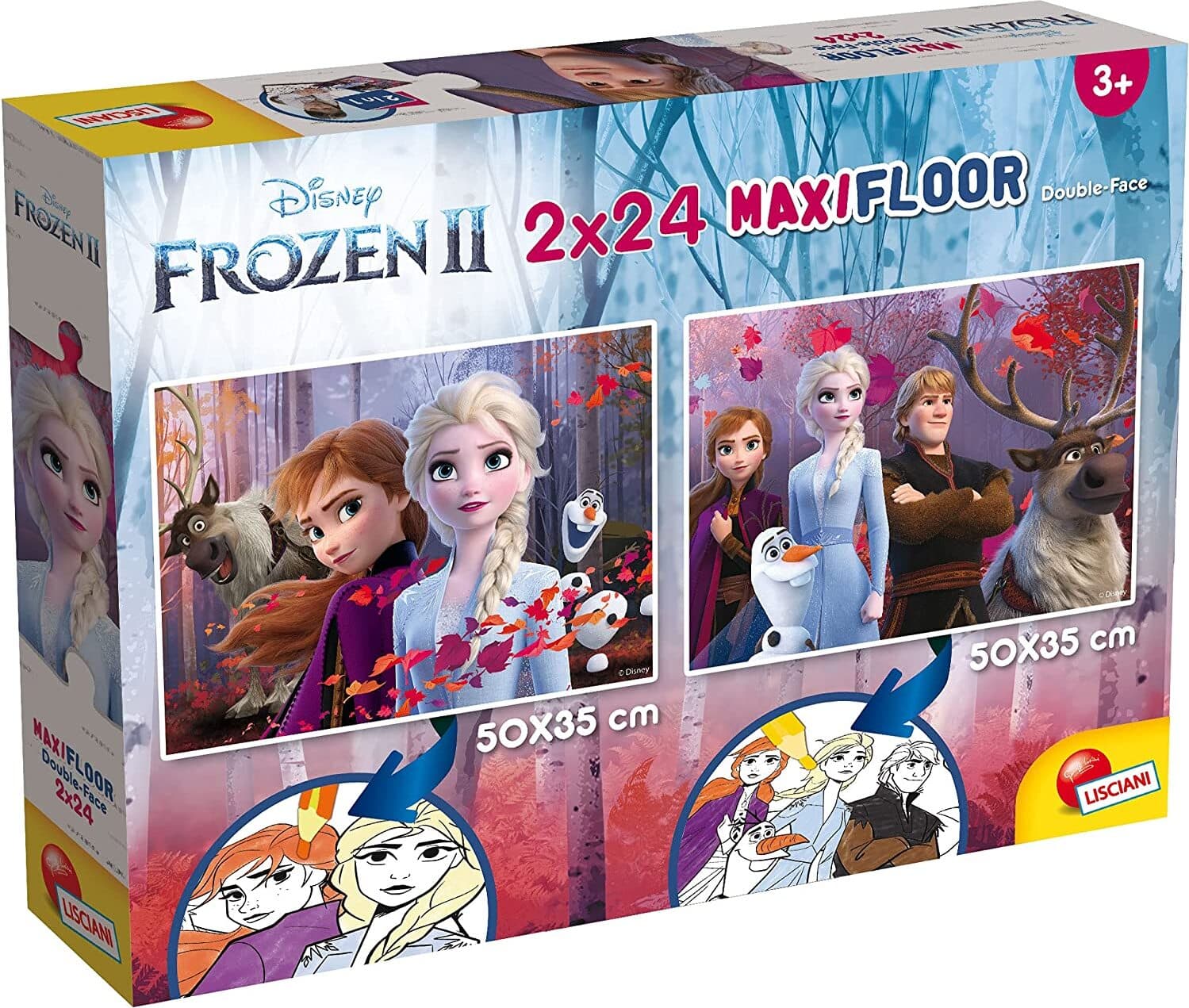 Пъзел Lisciani 2х24 ч. MAXI Frozen 86580