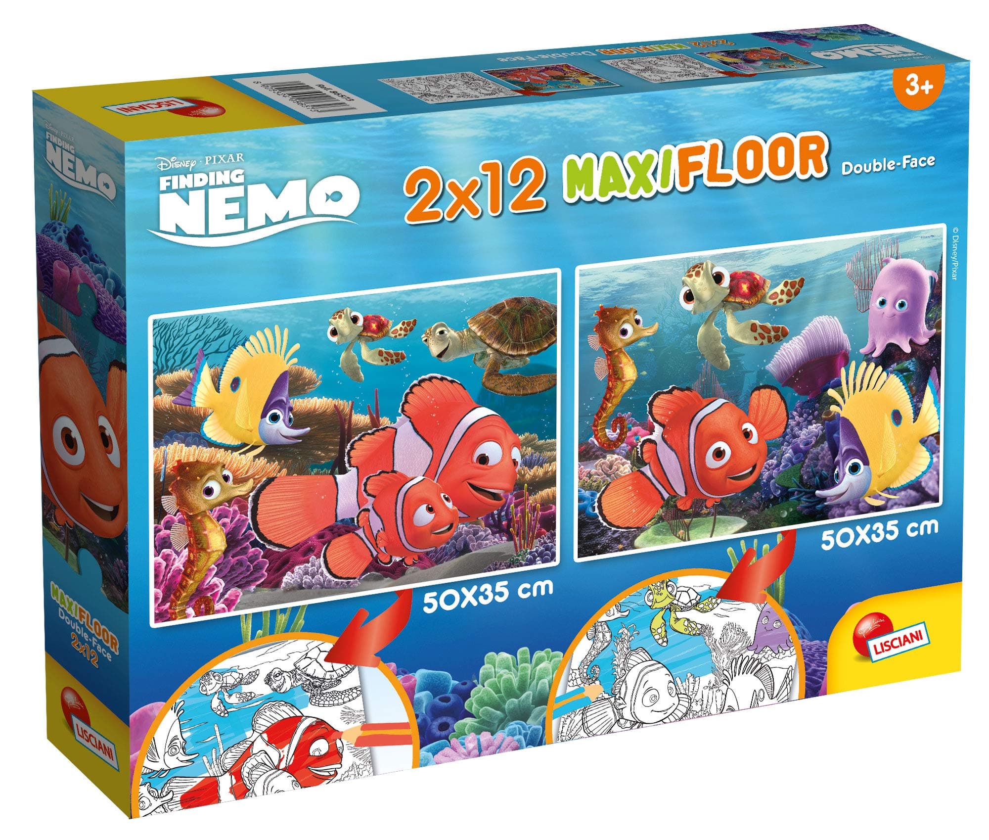 Детски пъзел Lisciani MAXIFLOOR NEMO 2х12 ч. 86573
