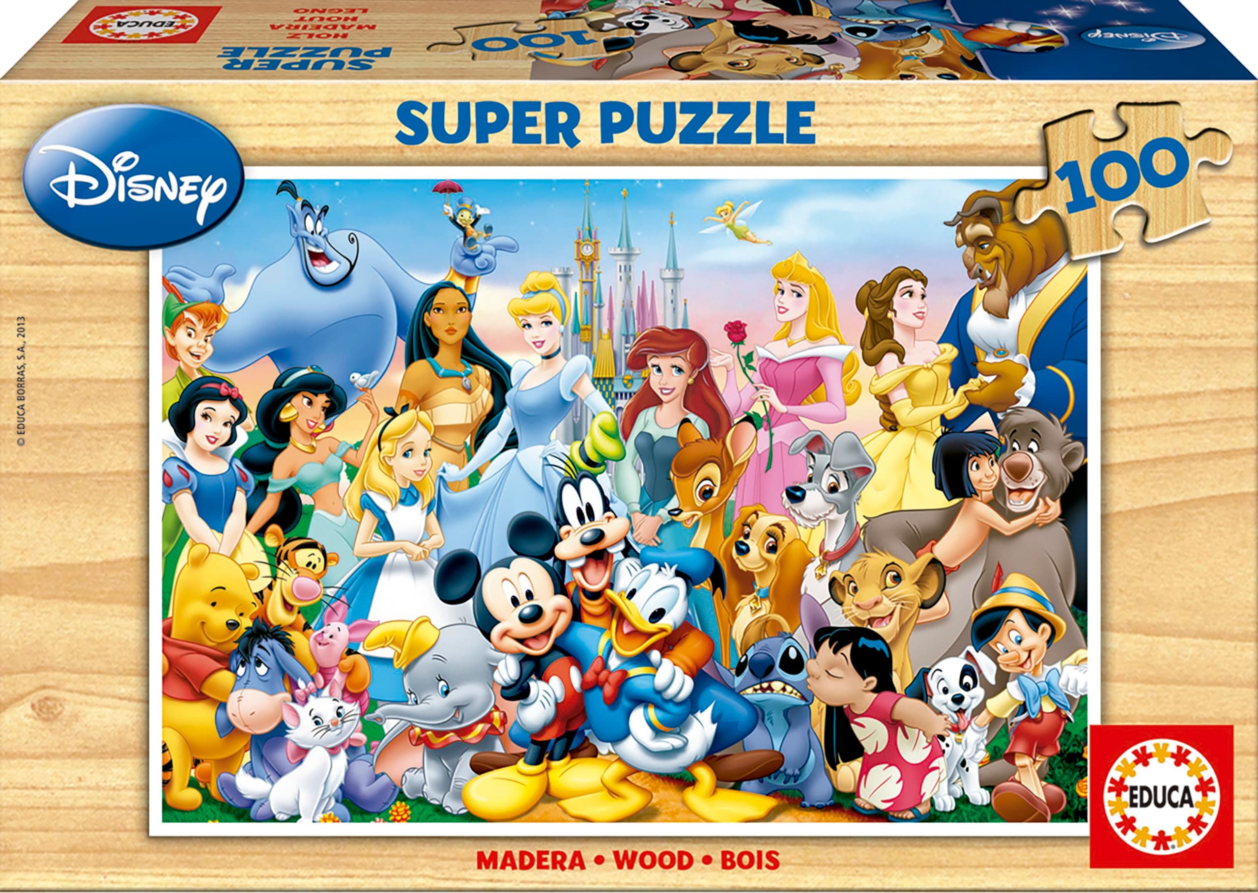 Детски пъзел EDUCA Прекрасният свят на Disney 100ч 12002