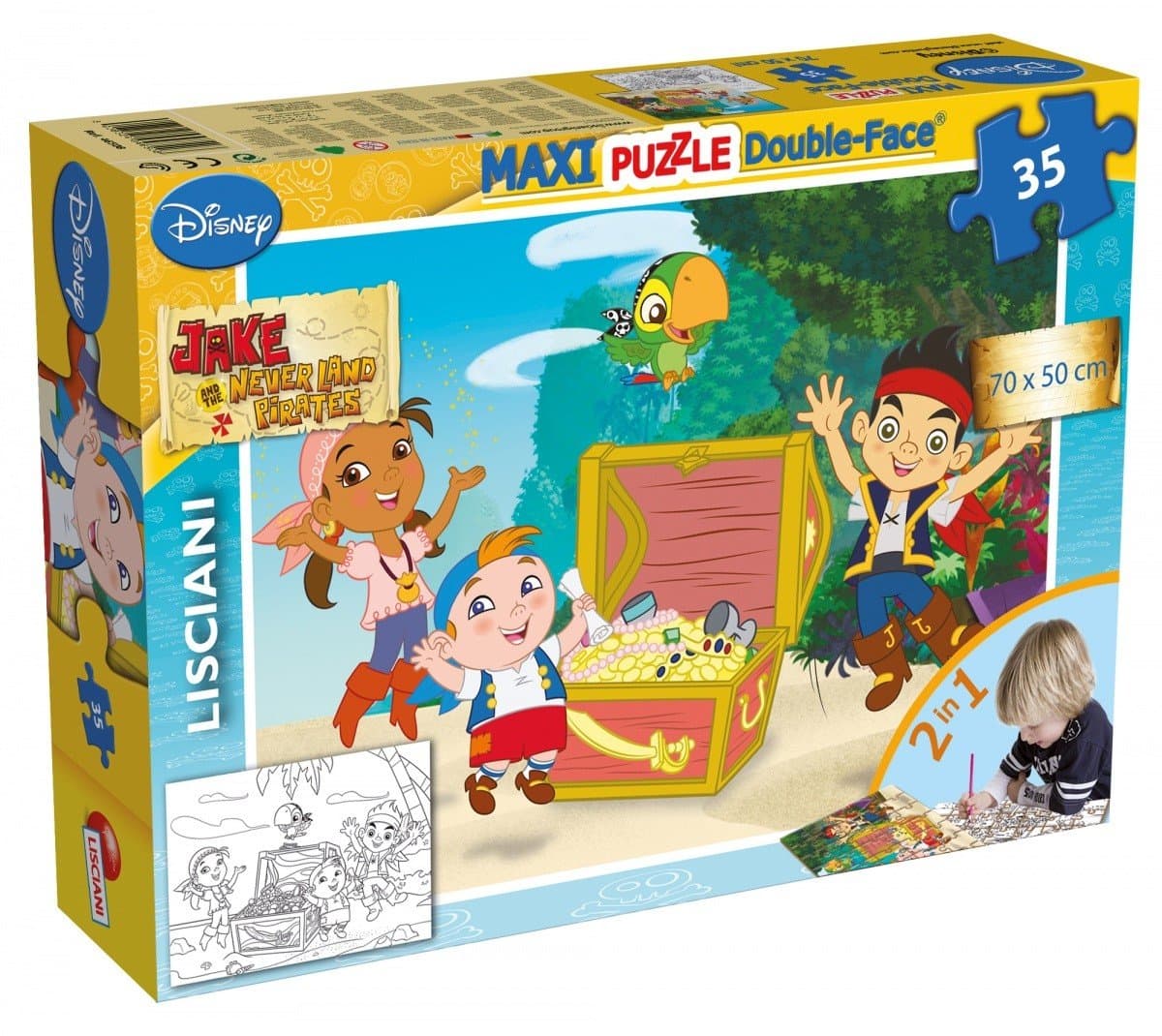 Детски пъзел Lisciani Jake 35ч 46508