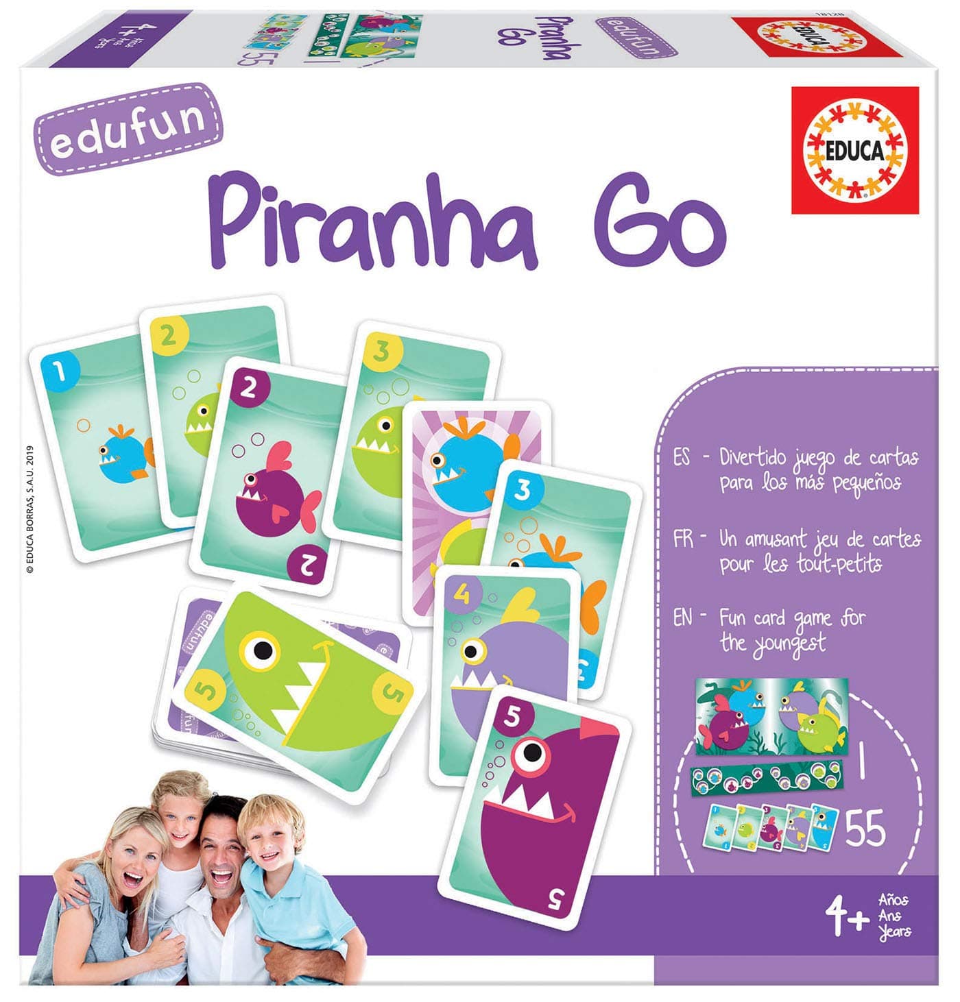 Забавна игра Educa Пираня 18128