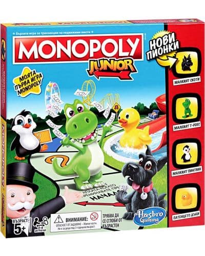 Детска настолна игра Hasbro Monopoly Junior A6984