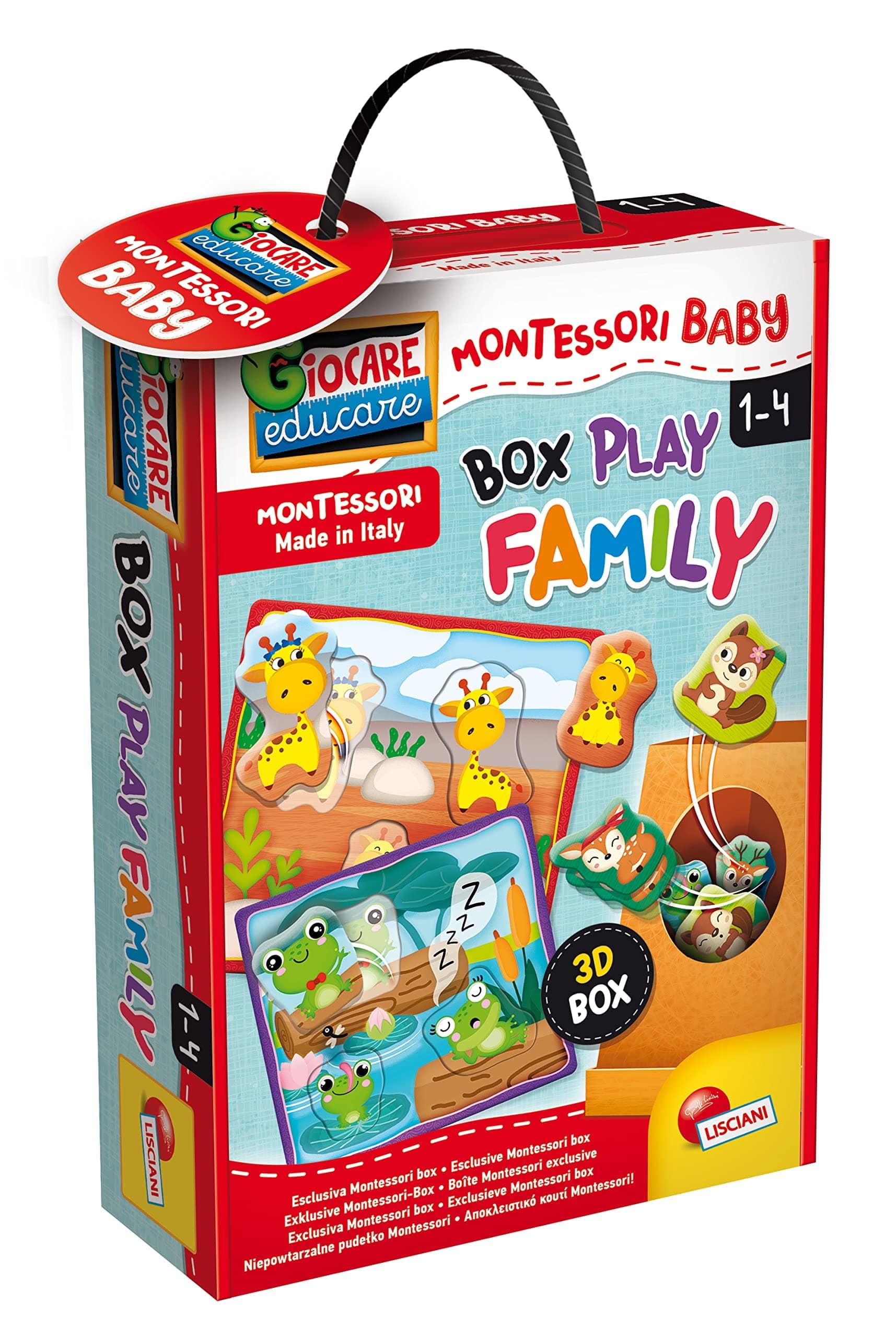 Пъзел Lisciani Монтесори Baby Box Весело семейство