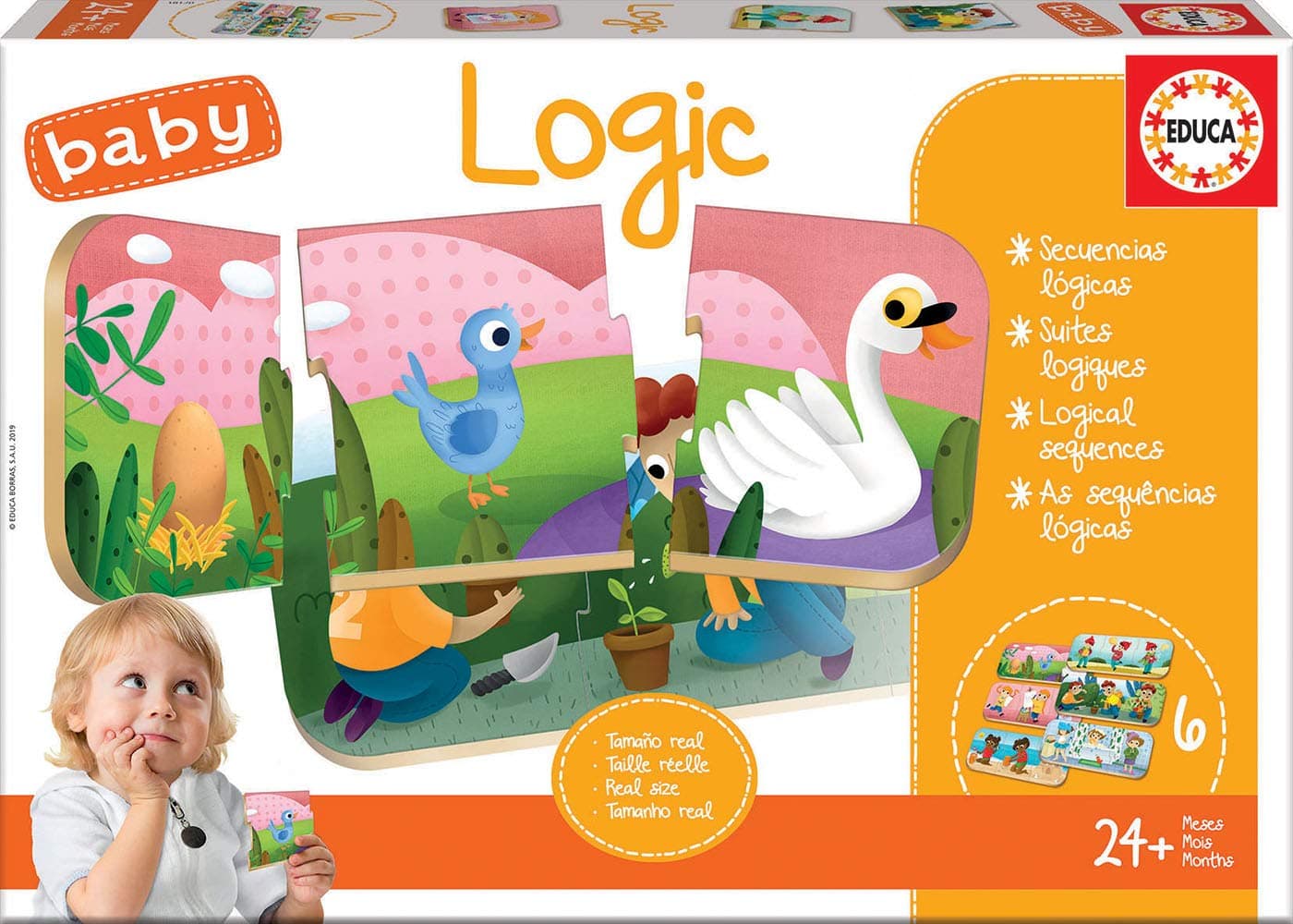 Образователна игра Educa Baby Logic 18120