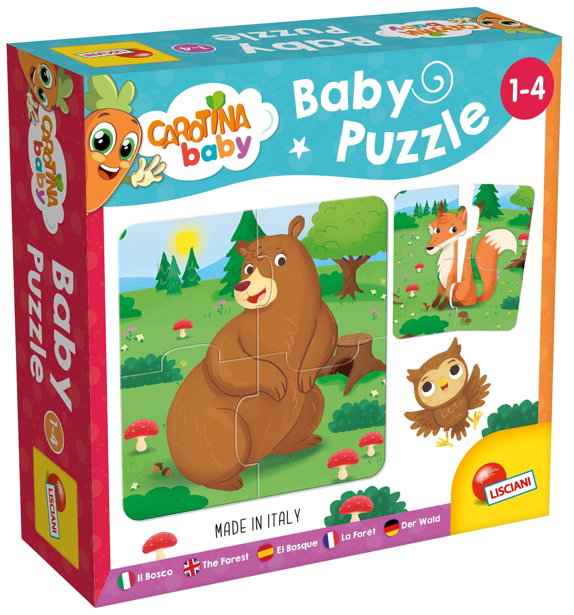 Бебешки пъзел Lisciani Carotina Baby Гора