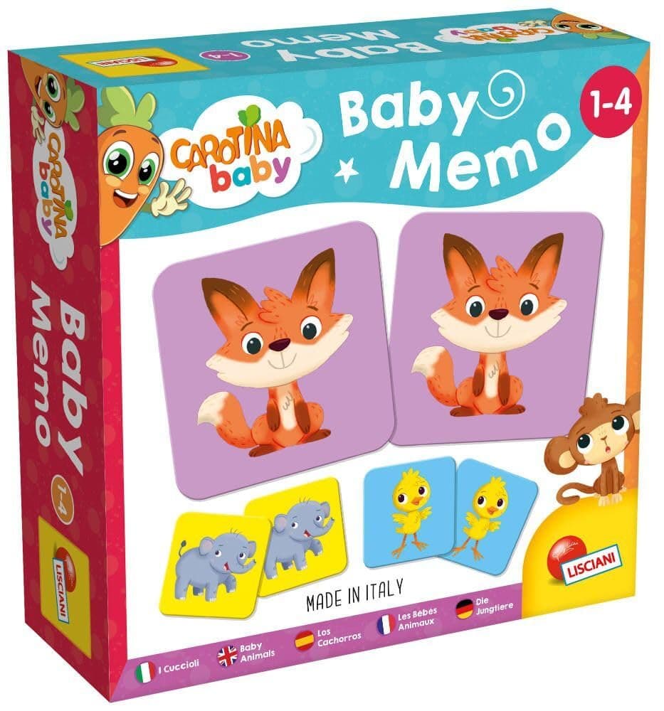 Карти мемо Lisciani Carotina Baby Животни бебета
