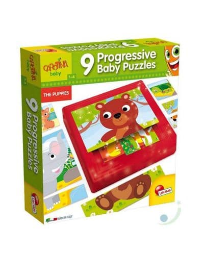 9 Нарастващи пъзела за най-малките Lisciani Гора Carotina baby 58433