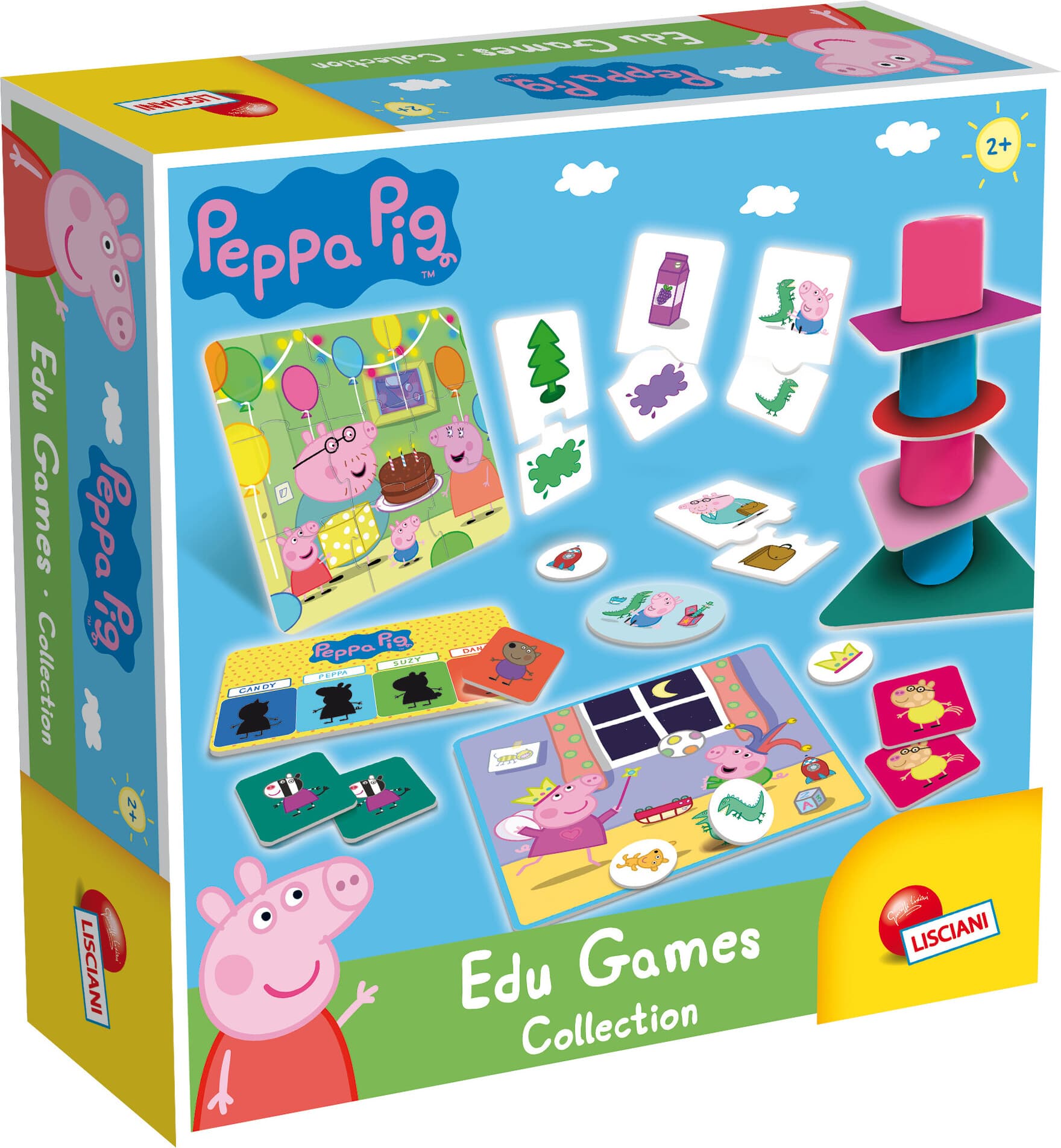 Колекция образователни игри Lisciani Peppa Pig 86429