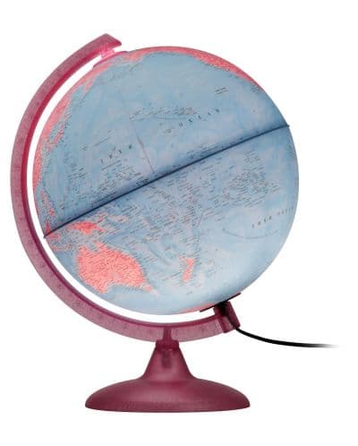 Светещ глобус PinkGlobe 25 см